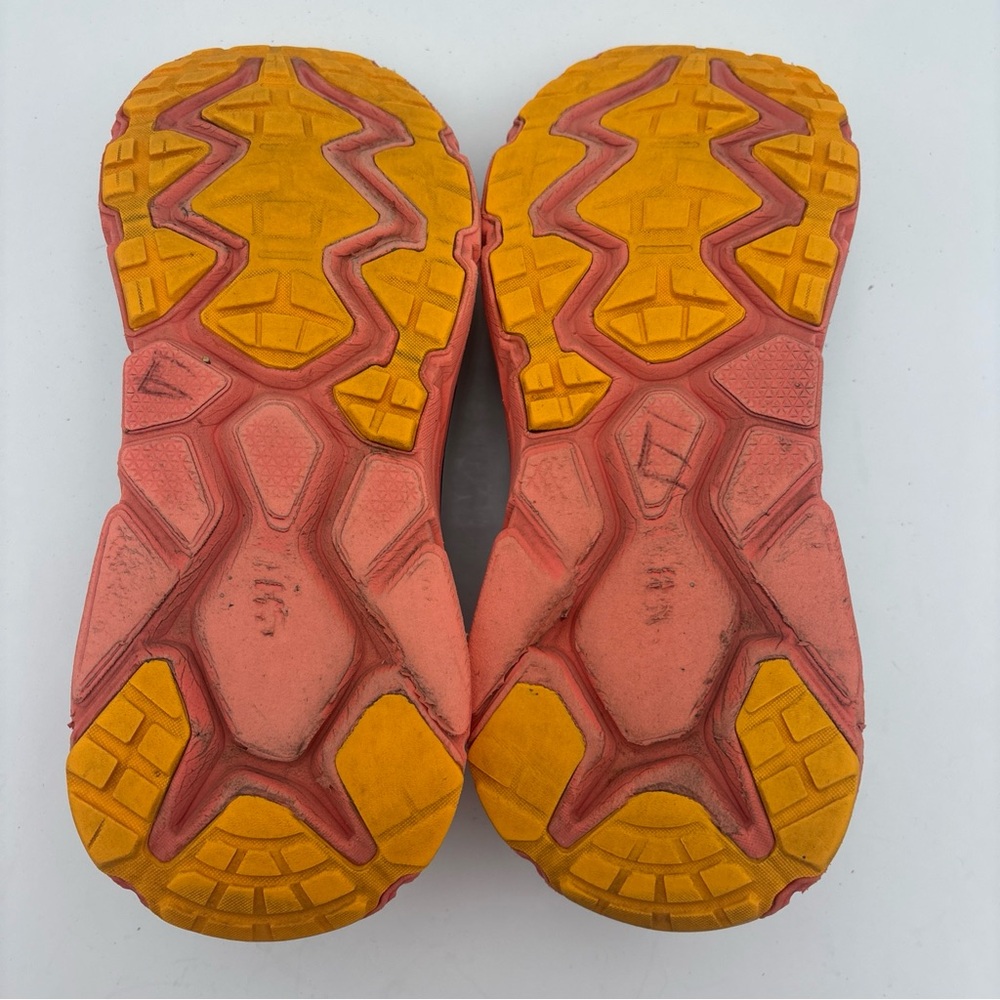 Hoka Men's Athletic Shoes in Teal and Coral - Picture 11 of 11